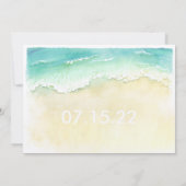 カボサンルーカス | El Arco |宛先ウェディング請求書 招待状 (裏面)