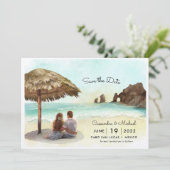 カボサンルーカス | El Arco |宛先ウェディング請求書 招待状 (スタンド正面)