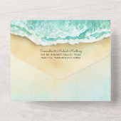 カボサンルーカス | El Arco |結婚式 オールインワン招待状 (裏面)