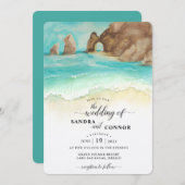 カボサンルーカス | El Arco |結婚式 招待状 (正面/裏面)