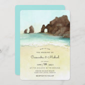 カボサンルーカス | El Arco |結婚式 招待状 (正面/裏面)