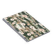 カボスアートブユニークラックデザートグラムサウスウエストシック ノートブック (右側)