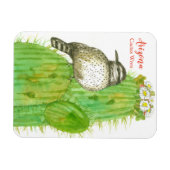 カボスウォレン州バード・オブ・アリゾナ マグネット (横)