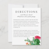 カボスエレガントガーデン |の結婚指示カード 招待状 (正面)