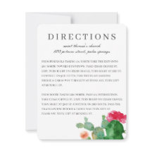 カボスエレガントガーデン |の結婚指示カード