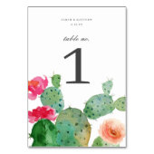 カボスエレガントガーデン | 結婚s テーブルナンバー (正面)