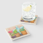 カボスカラフルガーデン ストーンコースター (横)