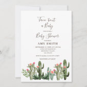 カボスグリーンリータコブウベビー招待状 招待状 (正面)