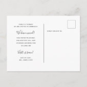 カボスモダン書道引っ越しましたニューホーム 案内ポストカード (裏面)