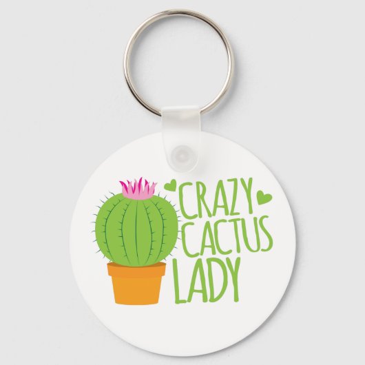 カボス熱狂するレディ キーホルダー (正面)