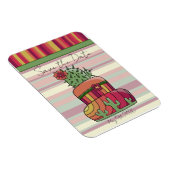 カボス結婚のケーキ「日付を保存」 マグネット (右側)