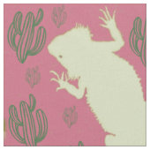 カボス遊生地の髭ドラゴン ファブリック (クローズアップ)