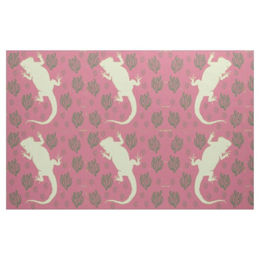 カボス遊生地の髭ドラゴン ファブリック (ファットクウォーター)