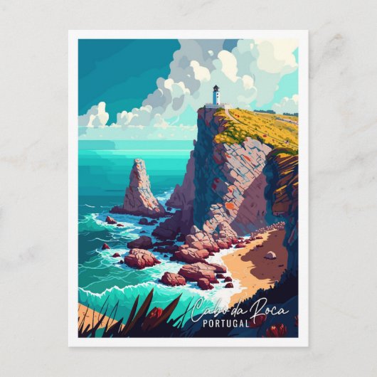 カボダロカポルトガルアートヴィンテージ旅行 ポストカード (正面)