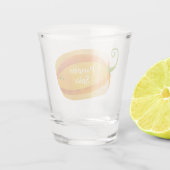 カボチャおもしろいのスパイス秋、収穫、または感謝祭 ショットグラス (裏面)