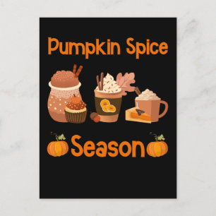 カボチャおもしろいンスパイスラバーハロウィーンコーヒーラテ ポストカード