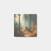 カボチャおもしろい秋サンクスギビングオレンジ紅葉 ポストイット (正面)