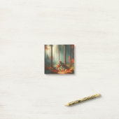 カボチャおもしろい秋サンクスギビングオレンジ紅葉 ポストイット (デスク上)