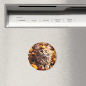 カボチャお洒落ン磁石付き猫 マグネット (インサイチュ (食洗機))