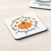 カボチャお願い コースター (左側)