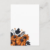 カボチャかわいらしン エンクロージャーカード (裏面)