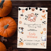 カボチャがハロウィーンの誕生日パーティーを開く 招待状