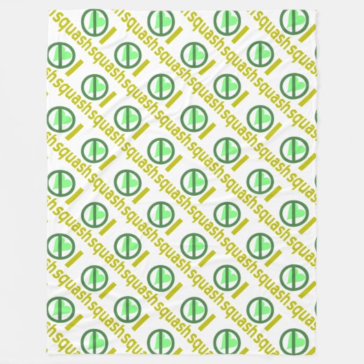 カボチャが嫌い フリースブランケット (正面)