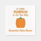 カボチャが少し進んでいる スタンダードカクテルナプキン (正面)