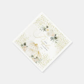 カボチャが少し進んでいる スタンダードカクテルナプキン (角)