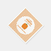 カボチャが少し進んでいる スタンダードカクテルナプキン (角)