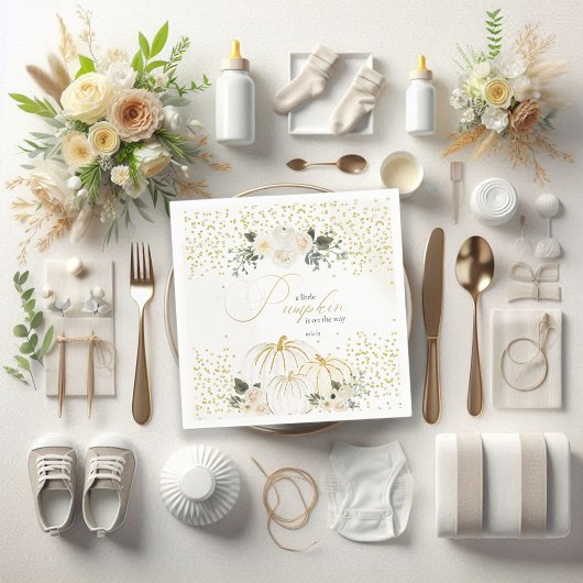 カボチャが少し進んでいる スタンダードカクテルナプキン