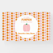 カボチャが少し進んでいる 横断幕 (横)