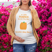 カボチャが少し進んでいる Tシャツ