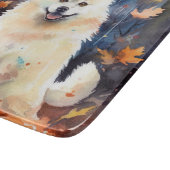 カボチャが怖いハロウィンアメリカ秋田 カッティングボード (角)