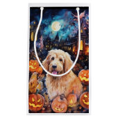 カボチャが怖いハロウィンゴルデンドール スモールペーパーバッグ (正面)
