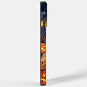 カボチャが怖いハロウィンゴルデンドール Case-Mate iPhoneケース (裏面 / 右)