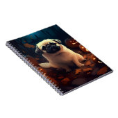 カボチャが怖いハロウィンペキン ノートブック (右側)