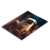 カボチャが怖いハロウィンペキン ノートブック (左側)