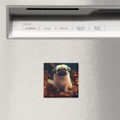 カボチャが怖いハロウィンペキン マグネット (インサイチュ (食洗機))