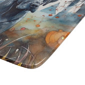 カボチャが怖いハロウィーンの杖のコルソ カッティングボード (角)