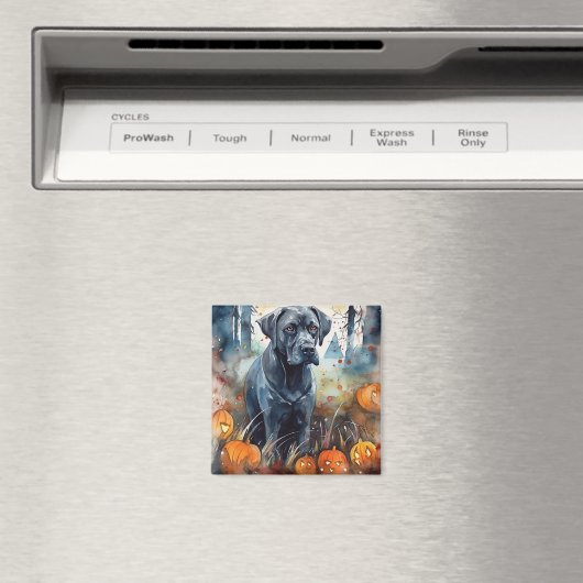 カボチャが怖いハロウィーンの杖のコルソ マグネット (インサイチュ (食洗機))