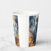 カボチャが怖いハロウィーンの杖のコルソ 紙コップ (右)