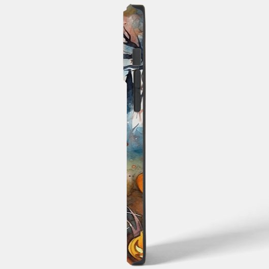 カボチャが怖いハロウィーンの杖のコルソ Case-Mate iPhoneケース (裏面 / 左)
