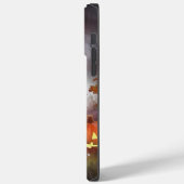 カボチャが怖いハロウィーンアイリッシュレッドセッター Case-Mate iPhoneケース (裏面 / 左)