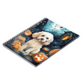 カボチャが怖いハロウィーンコックパポ ノートブック (左側)