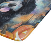 カボチャが怖いハロウィーンベルネドードル カッティングボード (角)