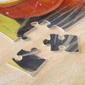 カボチャが怖いハロウィーンベルネドードル ジグソーパズル (側面)