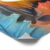 カボチャが怖いハロウィーンベルネドードル ポスター (角)