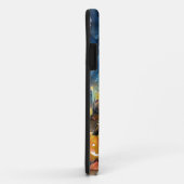 カボチャが怖いハロウィーンベルネドードル Case-Mate iPhoneケース (裏面/右)