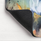 カボチャが怖いハロウィーンベーグル マウスパッド (コーナー)